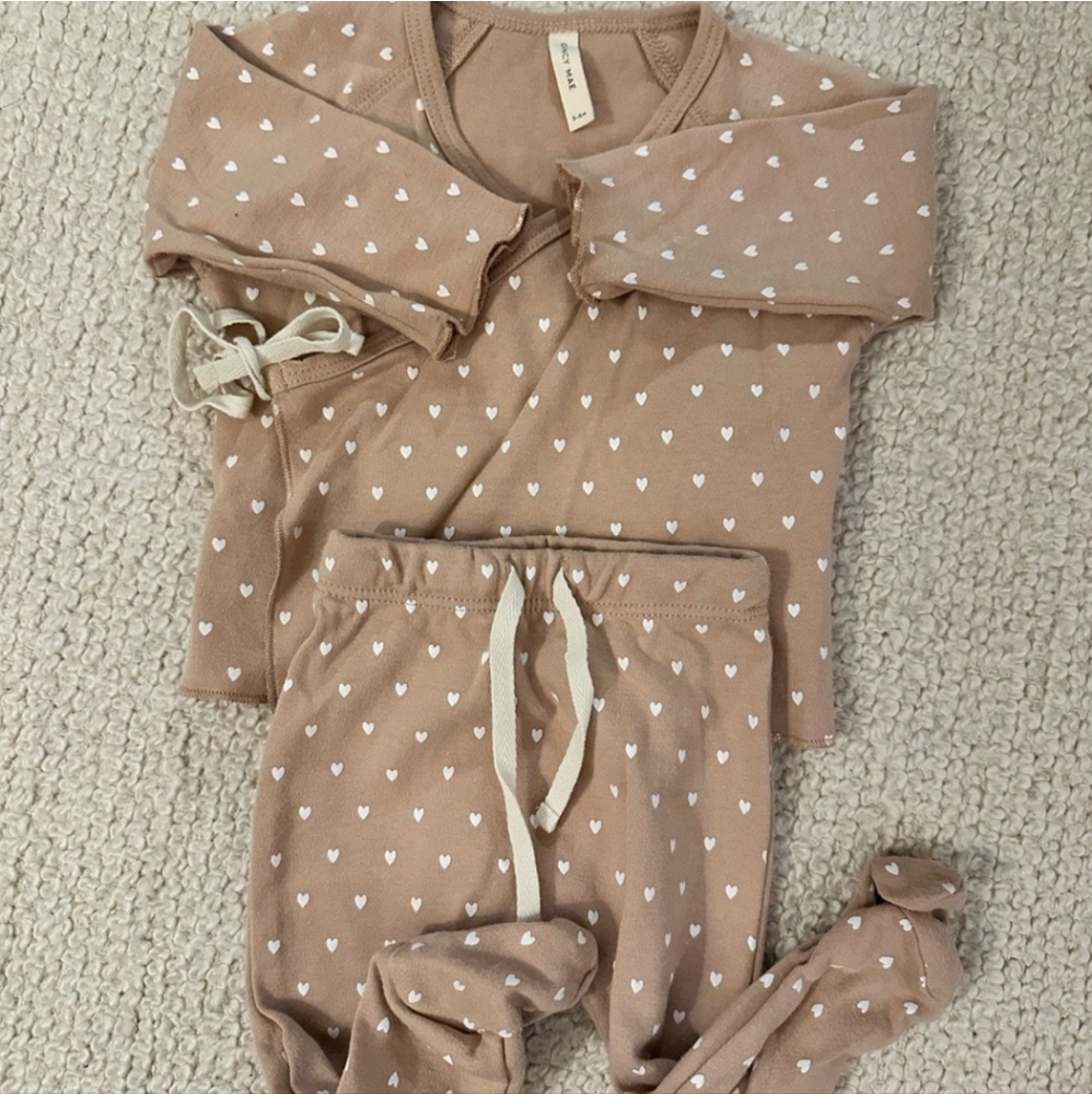 Quincy Mae Hearts Matching Set